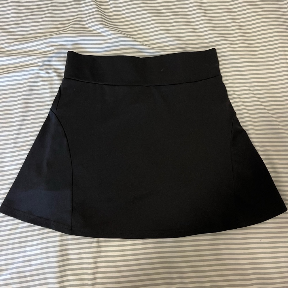 black athletic skirt
